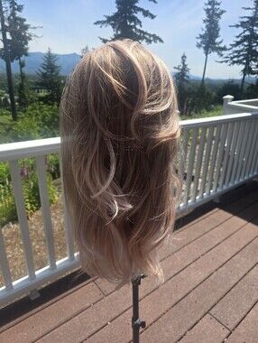 CSC Mother Apricot Long Wavy Women's Wig